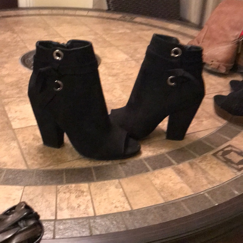 Just fab black heels